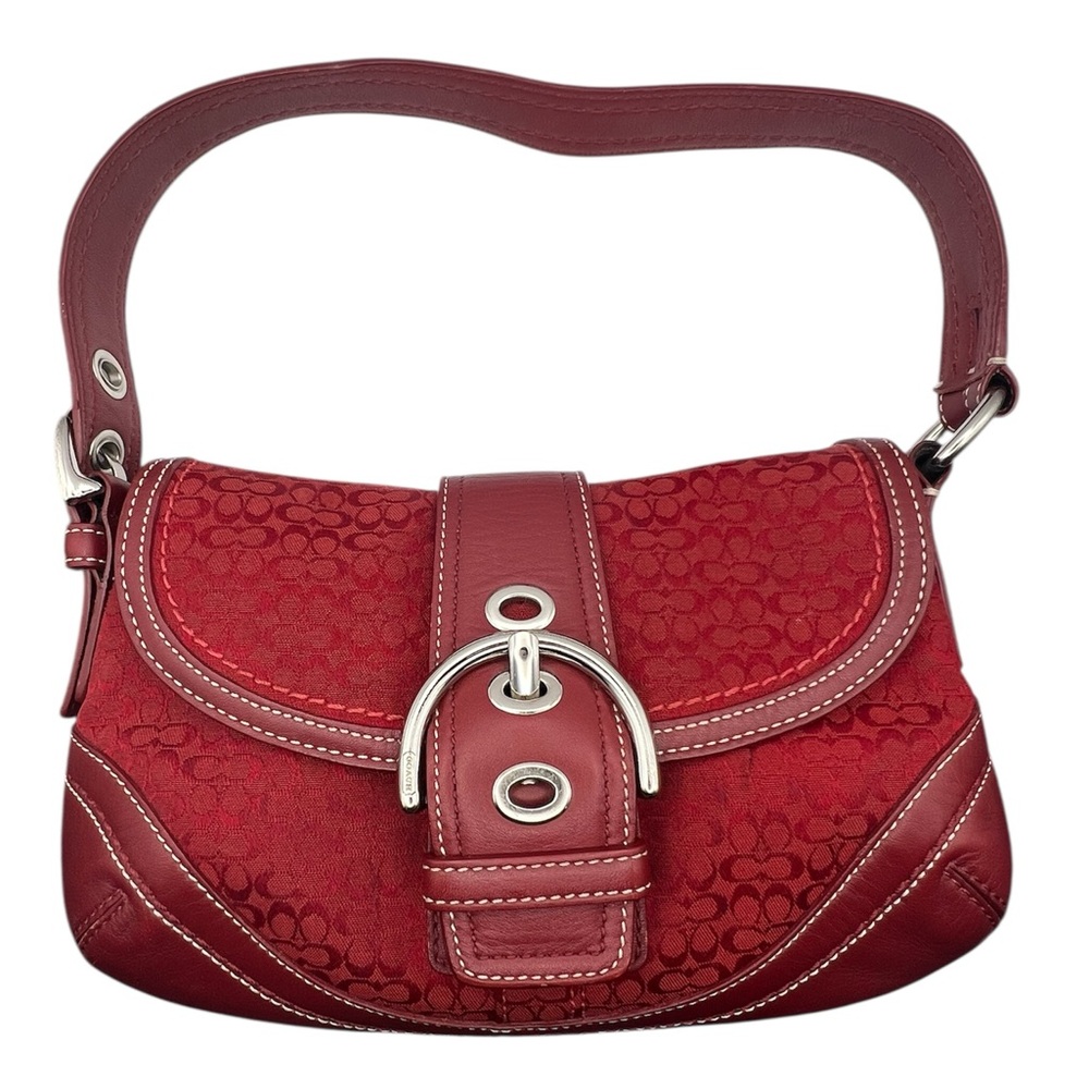 🍒 Vintage Y2K Coach Red SoHo Shoulder Bag